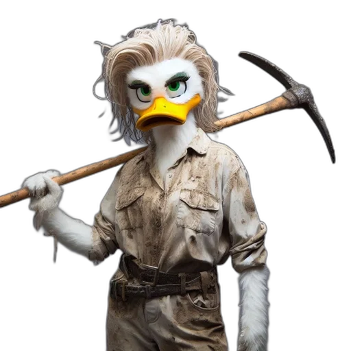 mask, staff, animal, creature transparent PNG cut-out