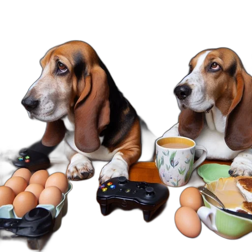 food, animal, photorealistic, 3d render transparent PNG cut-out