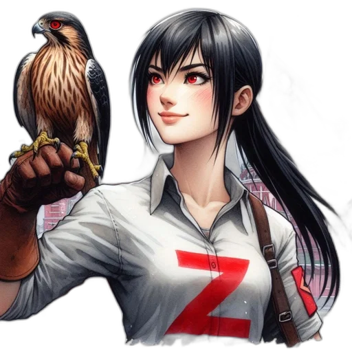 staff, animal, photorealistic, fantasy art transparent PNG cut-out