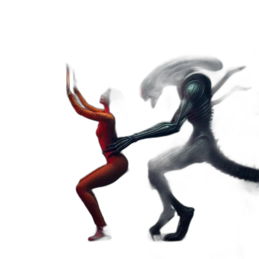 creature, mask, robot, hair transparent PNG cut-out