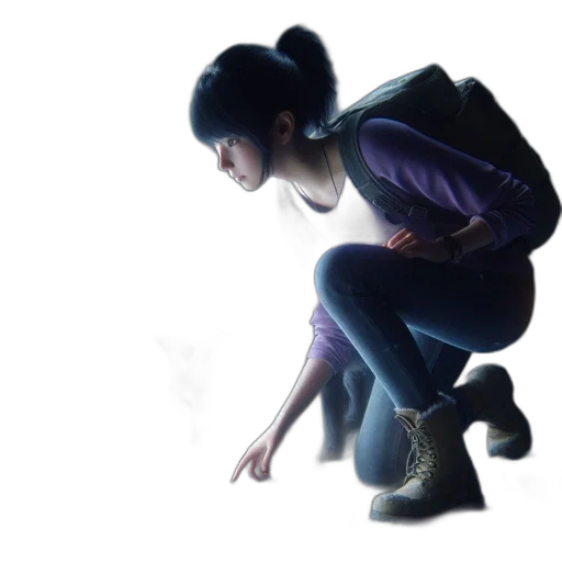 jacket, shoes, robot, 3d render transparent PNG cut-out