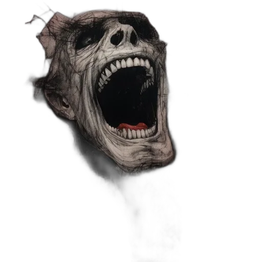 mask, face, creature, staff transparent PNG cut-out