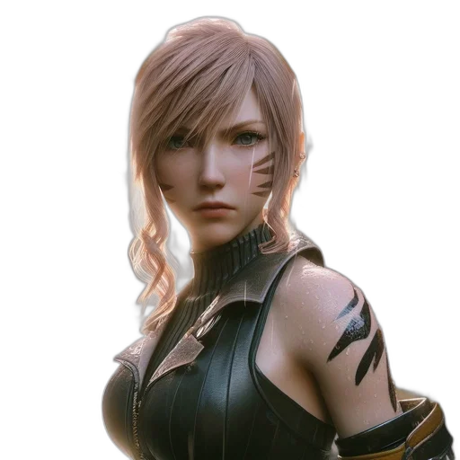 face, concept art, fantasy art, photorealistic transparent PNG cut-out