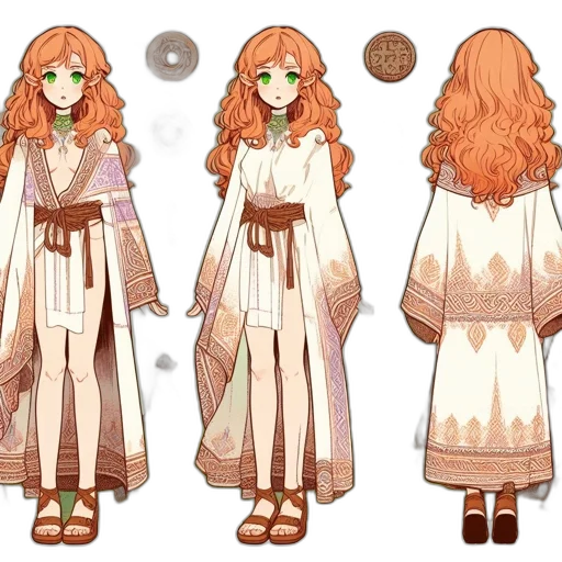 dress, concept art, fantasy art, pixel art transparent PNG cut-out