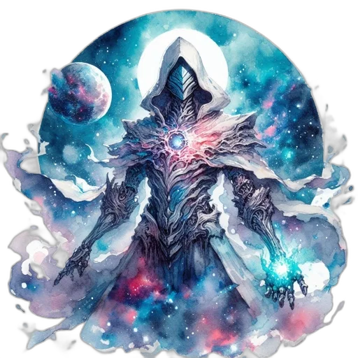 creature, mask, staff, dragon transparent PNG cut-out