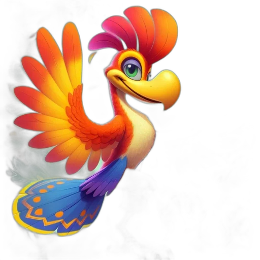 dragon, animal, staff, concept art transparent PNG cut-out