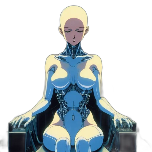 robot, jewelry, dress, concept art transparent PNG cut-out
