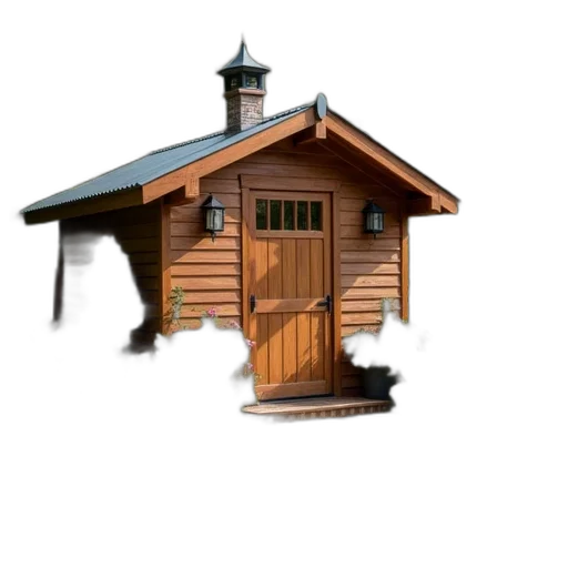 building, furniture, umbrella, staff transparent PNG cut-out