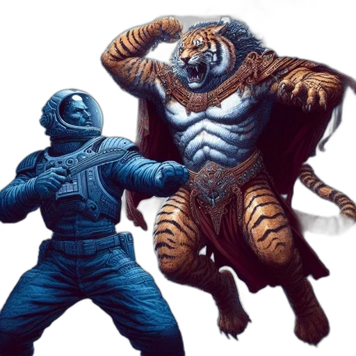 creature, concept art, comic book art, fantasy art transparent PNG cut-out