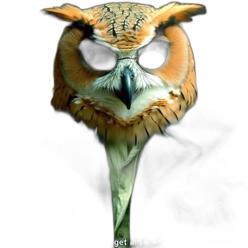 mask, animal, staff, creature transparent PNG cut-out