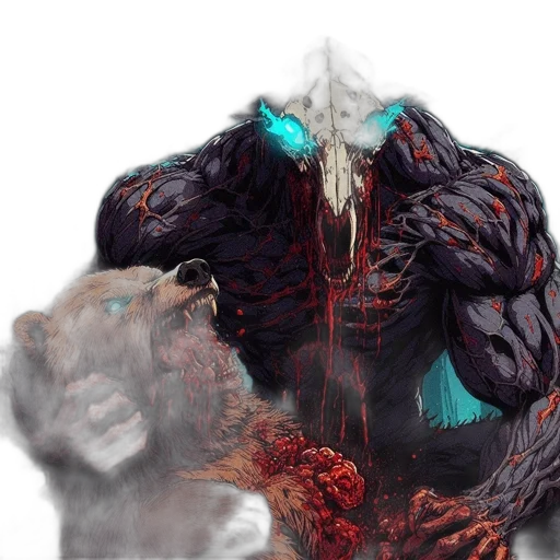 creature, mask, concept art, fantasy art transparent PNG cut-out