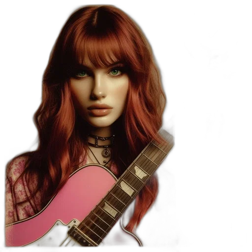 hair, photorealistic, fantasy art, 3d render transparent PNG cut-out