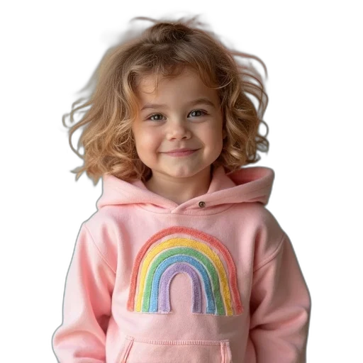 jacket, photorealistic, pastel, toddler transparent PNG cut-out