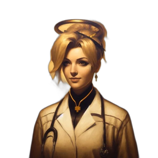 staff, jacket, face, crown transparent PNG cut-out
