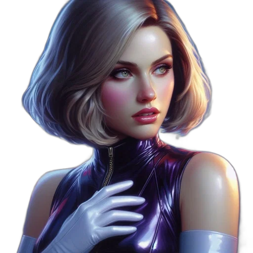 face, robot, comic book art, concept art transparent PNG cut-out