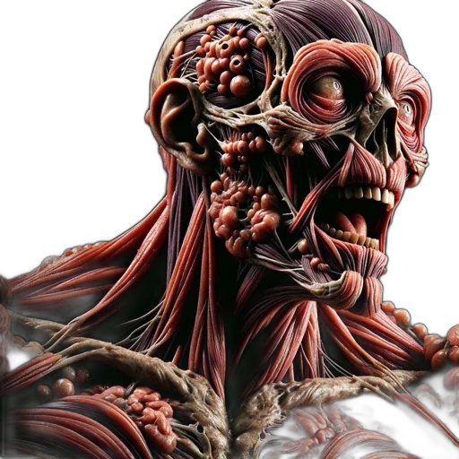 face, creature, mask, concept art transparent PNG cut-out