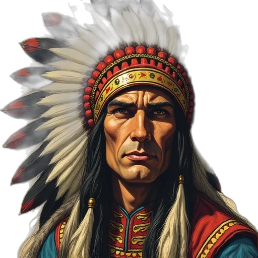face, hat, staff, crown transparent PNG cut-out