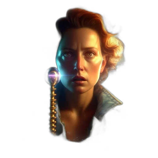 staff, face, jewelry, weapon transparent PNG cut-out