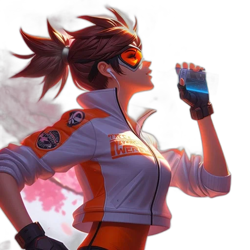 jacket, staff, concept art, cyberpunk transparent PNG cut-out
