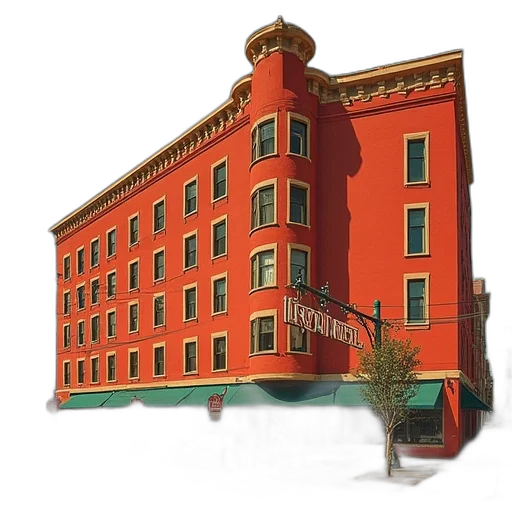 building, photorealistic, 3d render, concept art transparent PNG cut-out