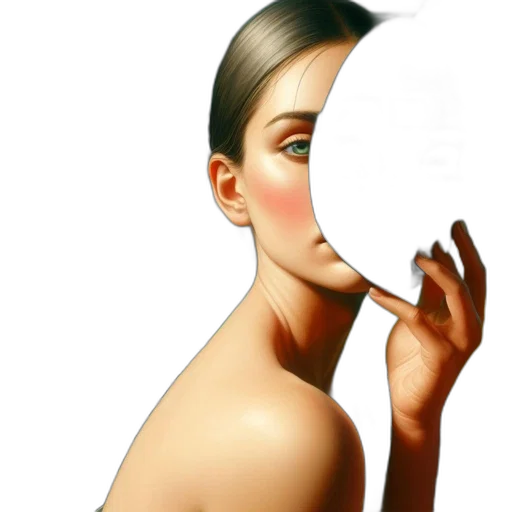 face, mask, jewelry, dress transparent PNG cut-out