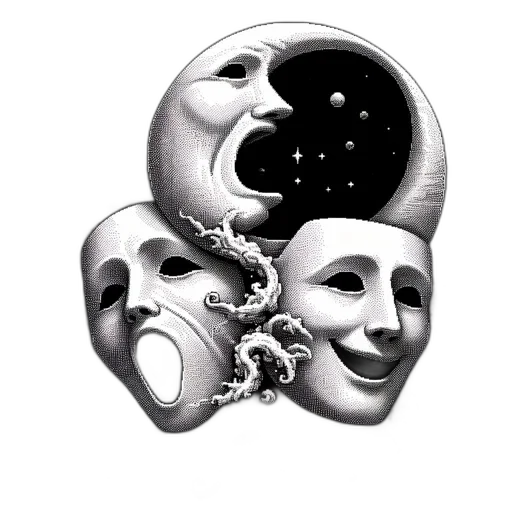 mask, face, jewelry, concept art transparent PNG cut-out