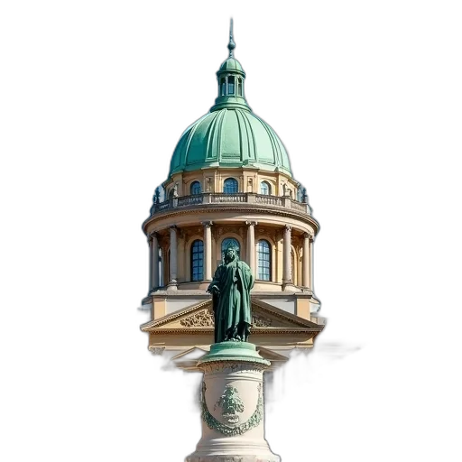 building, crown, hat, staff transparent PNG cut-out