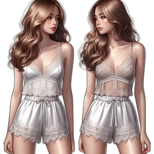 dress, concept art, photorealistic, cartoon transparent PNG cut-out