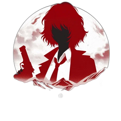 staff, umbrella, anime, pixel art transparent PNG cut-out
