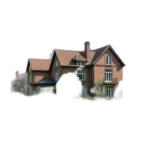 building, furniture, 3d render, photorealistic transparent PNG cut-out