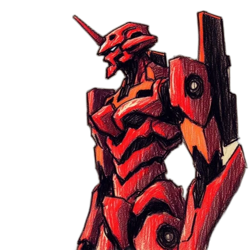 robot, weapon, staff, concept art transparent PNG cut-out