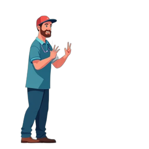 staff, cartoon, concept art, pixel art transparent PNG cut-out