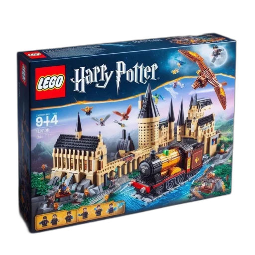 3d render, concept art, lego, harry transparent PNG cut-out