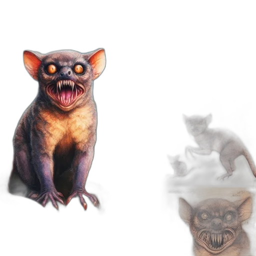 creature, animal, mask, face transparent PNG cut-out
