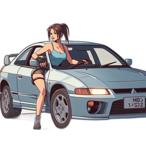 car, weapon, anime, concept art transparent PNG cut-out