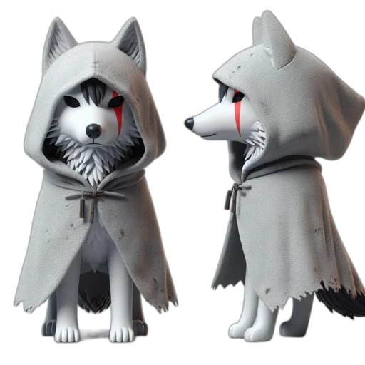 concept art, 3d render, fantasy art, monochrome transparent PNG cut-out