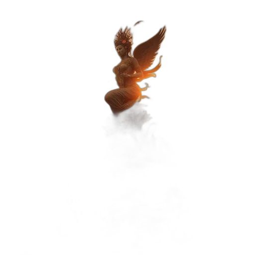 dragon, animal, creature, staff transparent PNG cut-out