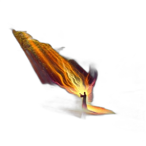 weapon, sword, staff, dragon transparent PNG cut-out