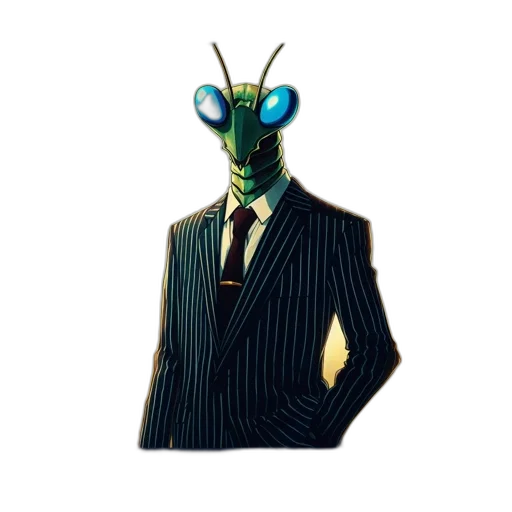mask, jacket, creature, robot transparent PNG cut-out