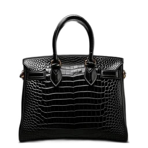 monochrome, black, crocodile, purse transparent PNG cut-out