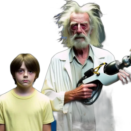 concept art, two, people, laboratory transparent PNG cut-out