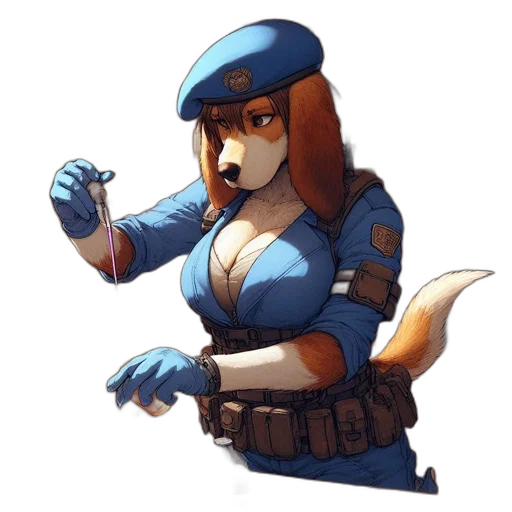 staff, weapon, animal, hat transparent PNG cut-out