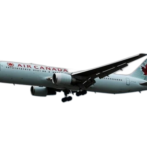 air, canada, airplane, flying transparent PNG cut-out