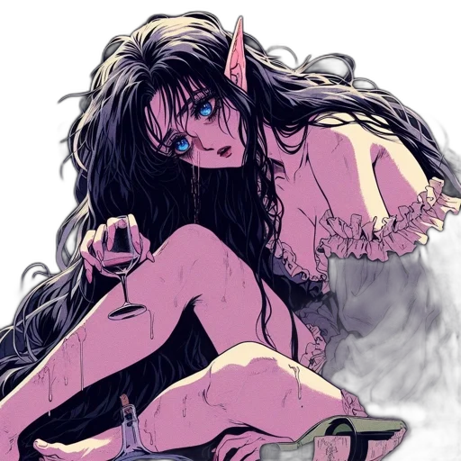 fantasy art, concept art, anime, comic book art transparent PNG cut-out