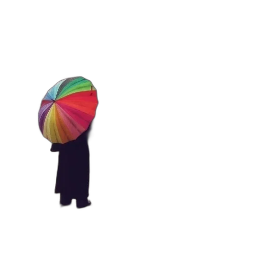 umbrella, hat, hair, jacket transparent PNG cut-out