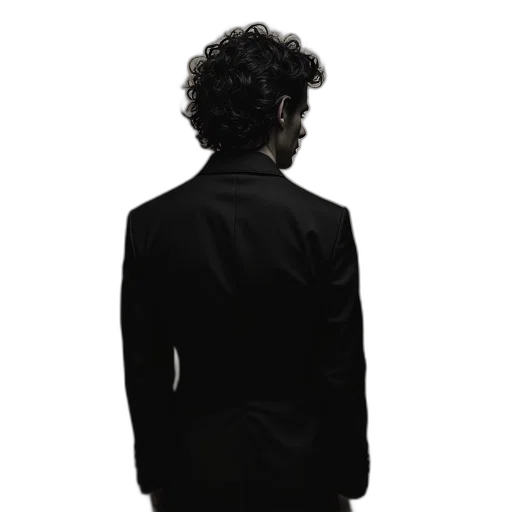 jacket, staff, hair, dress transparent PNG cut-out