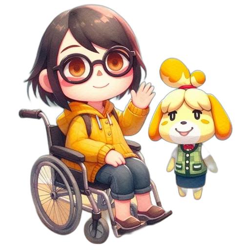 staff, animal, pixel art, concept art transparent PNG cut-out