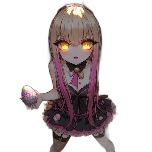 staff, creature, dress, mask transparent PNG cut-out