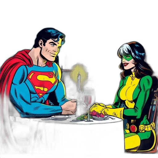 comic book art, concept art, underwater, green transparent PNG cut-out
