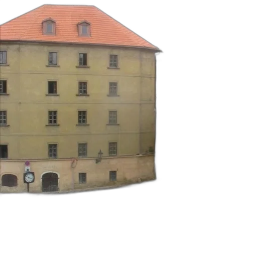 building, umbrella, face, robot transparent PNG cut-out